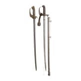 Two British sabres, 19th/20th century