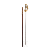 A small sword from the reign of King George V, 1910 - 1936