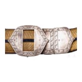 A cartouche box and bandolier for cavalry officers, 19th century
