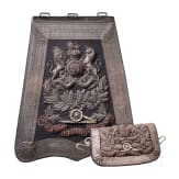Royal Artillery - a cartouche box and a sabretache, 1st half of the 20th century