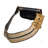 A cartouche box and a bandolier for mounted troops, 19th century