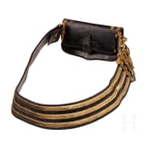 A cartouche box and bandolier for mounted troops, 1st half of the 20th century