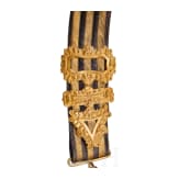 A cartouche box and a bandolier for mounted troops, early 20th century