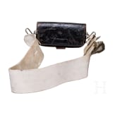 A cartouche box and a bandolier for members of the Scottish regiments, 19th century