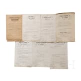 General Adriano Thaon di Revel (1854 - 1937) &ndash; his General's white summer kepi as well as numerous documents and photos