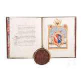 Maria Theresia, Empress of the Holy Roman Empire (1717 - 1780) - a patent of nobility to Anton Joseph Edler von Clement, 1768