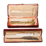 Kaiser Franz Joseph I &ndash; a silver-gilt pen and hammer, dated 8 May 1901