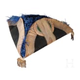 A representative tricorn hat, 19th/20th century