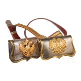 Two cartouche boxes for officers of the mounted troops, 1st half of the 20th century