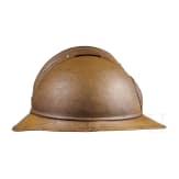 A Russian steel helmet M 1916 (Adrian) of the infantry, World War I