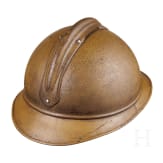 A Russian steel helmet M 1916 (Adrian) of the infantry, World War I
