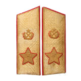 A pair of Soviet shoulder boards for a Marshal, circa 1989