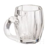 King Ludwig II of Bavaria - a small glass with handle and entwined monogram "L", circa 1870