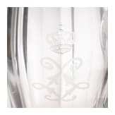 King Ludwig II of Bavaria - a small glass with handle and entwined monogram "L", circa 1870