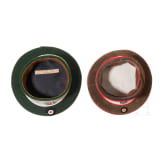 Two miniature caps