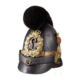A helmet M 1845 for artillery men