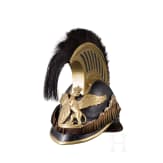 A crest helmet for members of the Rastatt civic guard, circa 1840