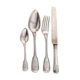 King Ludwig II of Bavaria - four pieces of silver cutlery with entwined monogram "L", probably Joseph Weber, Munich, circa 1830/40 and after 1864