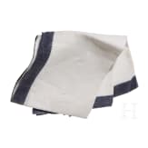 King Ludwig II of Bavaria - a white linen handkerchief, circa 1870