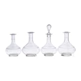 Prince and Princess Alfons of Bavaria (1862 - 1933) - four spirits carafes
