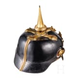 Helm f&uuml;r Mannschaften der Feldartillerie, um 1900