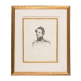 Vier bayerische Uniformportraits als gerahmte Lithographien, 19. Jhdt.