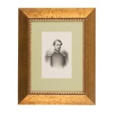 Vier bayerische Uniformportraits als gerahmte Lithographien, 19. Jhdt.