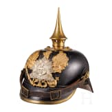 Helm f&uuml;r Mannschaften im Braunschweigischen Infanterie-Regiment Nr. 92, datiert 1894