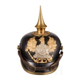 Helm f&uuml;r Mannschaften im Braunschweigischen Infanterie-Regiment Nr. 92, datiert 1894