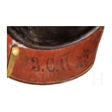 Helm f&uuml;r Mannschaften im Braunschweigischen Infanterie-Regiment Nr. 92, datiert 1894