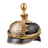 Helm f&uuml;r Offiziere im Feldartillerie-Regiment Nr. 60, um 1910