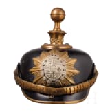 Helm f&uuml;r Offiziere im Gro&szlig;herzoglich-Mecklenburgischen Feldartillerie-Regiment Nr. 60, um 1910