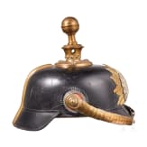 Helm f&uuml;r Offiziere im Gro&szlig;herzoglich-Mecklenburgischen Feldartillerie-Regiment Nr. 60, um 1910