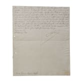 K&ouml;nig Friedrich II. von Preu&szlig;en (1712 - 1786) - eigenh&auml;ndig signierter Brief "An den General Major v. Bosse" aus dem Bayerischen Erbfolgekrieg, 1779