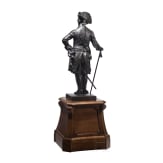 K&ouml;nig Friedrich II. von Preu&szlig;en - monumentale Ganzfigur von Schadow, um 1900