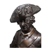 K&ouml;nig Friedrich II. von Preu&szlig;en - monumentale Ganzfigur von Schadow, um 1900