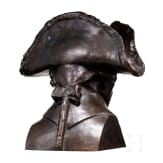 Cuno von Uechtritz-Steinkirch (1856 - 1908) - lebensgro&szlig;e bronzene Portraitb&uuml;ste K&ouml;nig Friedrichs II.