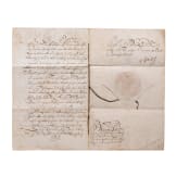 K&ouml;nig Friedrich Wilhelm II. von Preu&szlig;en - eigenh&auml;ndig signiertes Majorspatent f&uuml;r Friedrich Wilhelm Magnus von Eberhardt im "Steensenischen" Infanterie-Regiment, 1797