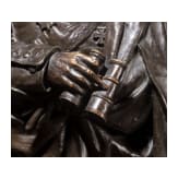 Kaiser Wilhelm I. - gro&szlig;e Bronzefigur von Joseph Uphues (1850 - 1911)