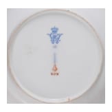 Kaiser Wilhelm II. - Neuosier-Suppenteller der KPM aus dem k&ouml;niglichen Tafelservice, um 1900