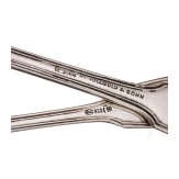 14 silberne Besteckteile mit Monogramm Wilhelms II., ein L&ouml;ffel mit Monogramm "W", Berlin, Hofjuweliere Vollgold & S&ouml;hne, Johann Adam Wagner bzw. Gebr&uuml;der Friedl&auml;nder, um 1900, sowie zwei Silberl&ouml;ffel mit Wappen, Breslau, Julius Lemor (einer), um 1890