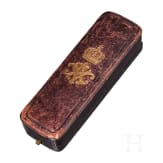 Kaiserin Auguste Viktoria (1858 - 1921) - Goldene Geschenknadel im Etui
