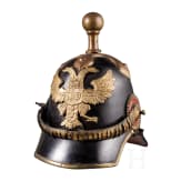 Helm f&uuml;r Mannschaften/Unteroffiziere der Artillerie, Schleswig-Holstein, um 1850 - 1860