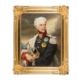 A portrait painting of Generalfeldmarschall Gebhard Leberecht von Bl&uuml;cher