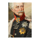 A portrait painting of Generalfeldmarschall Gebhard Leberecht von Bl&uuml;cher
