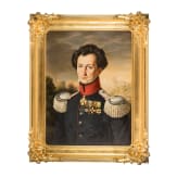 A portrait painting of Generalmajor Carl von Clausewitz