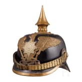 A helmet for men of the infantry guard, circa 1900