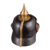A helmet for men of the infantry guard, circa 1900