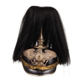 A helmet for officers of the Guards Infantry or the Guards Pioneers, circa 1900