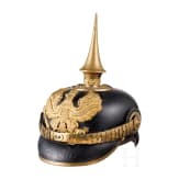 A helmet for line infantry officers, circa 1900